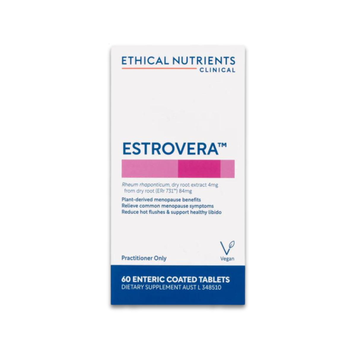 Ethical Nutrients Clinical Estrovera 60 Enteric Coated tablets