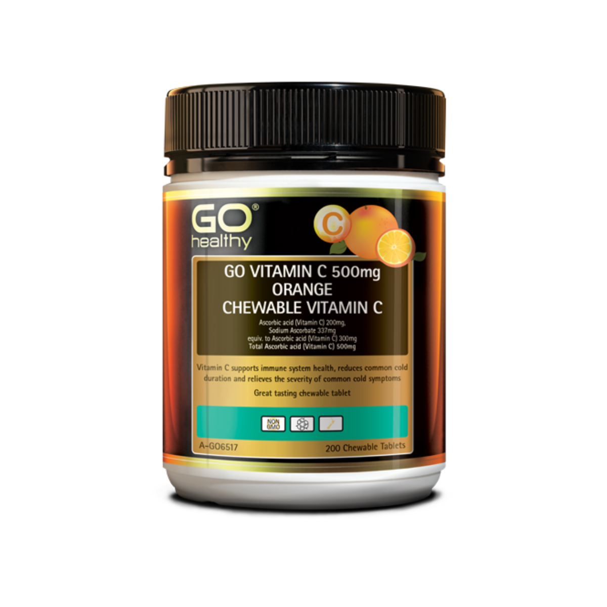  Go Healthy Vitamin C 500mg Orange 200 Tablets