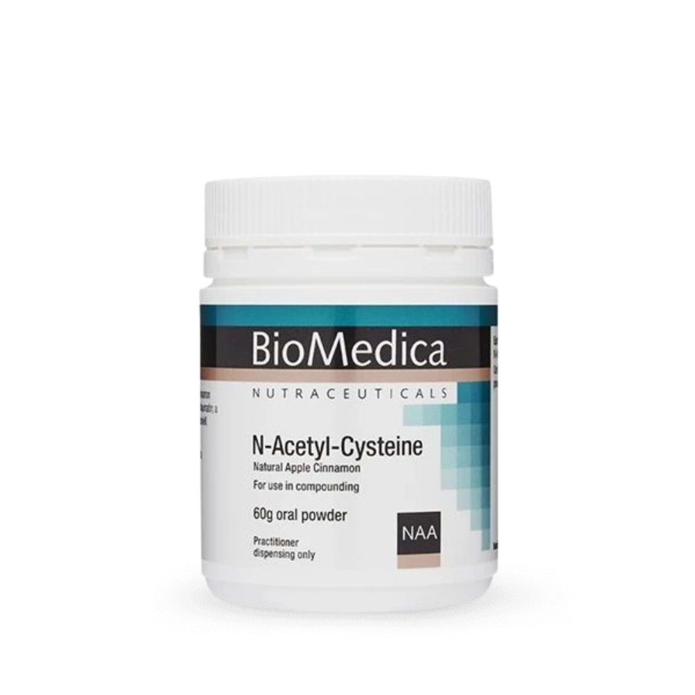 Biomedica N Acetyl Cysteine Natural Apple Cinnamon Flavour 60g