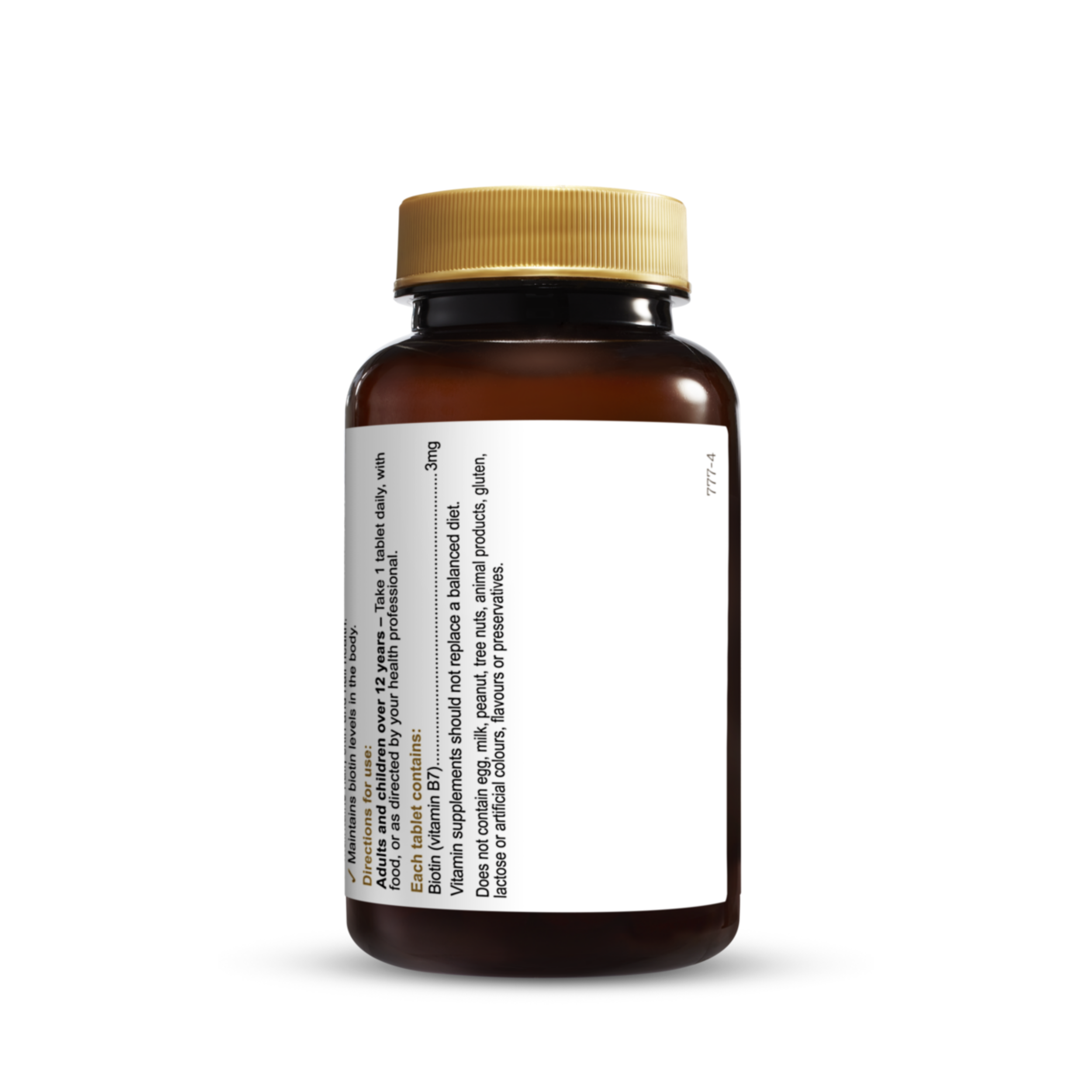 Herbs Of Gold Biotin 3mg 60 Tablets