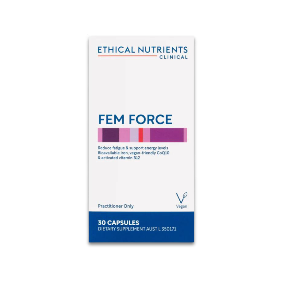 Ethical Nutrients Clinical Fem Force 30 Capsules 