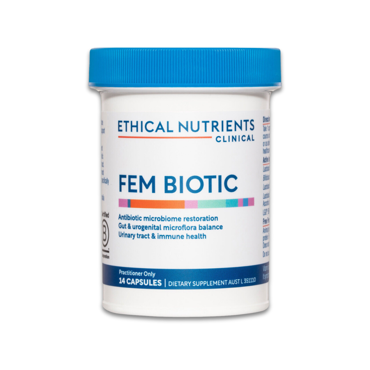 Ethical Nutrients Clinical Fem Biotic 14 Capsules