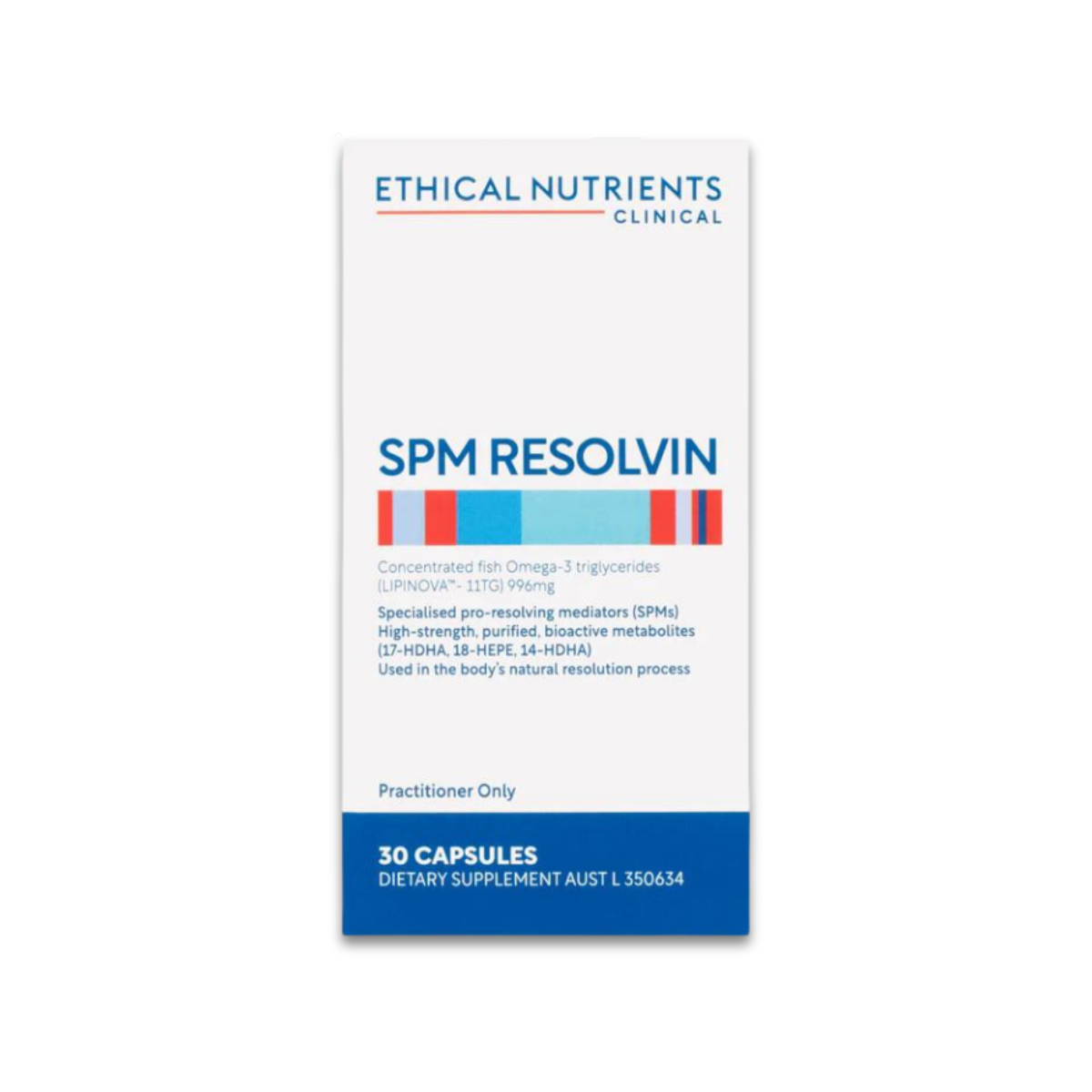 Ethical Nutrients Clinical SPM Resolvin 30 Capsules