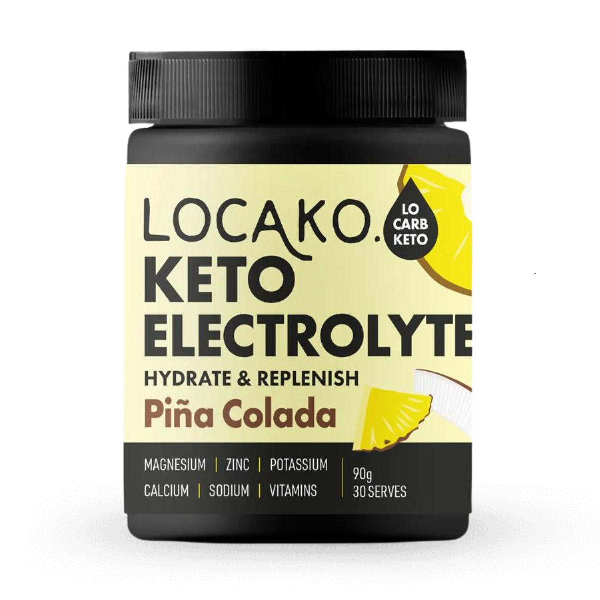 Locako Keto Electrolytes Pina Colada Oral Powder 90g