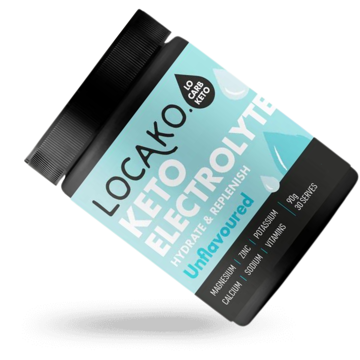 Locako Keto Electrolytes Unflavoured Oral Powder 90g