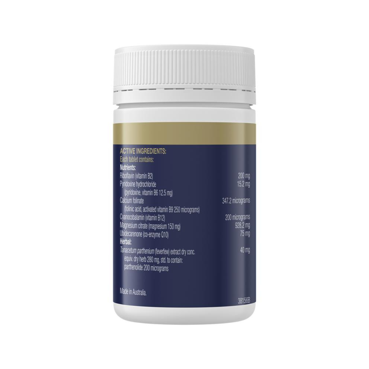 BioCeuticals Migraine Care 120t