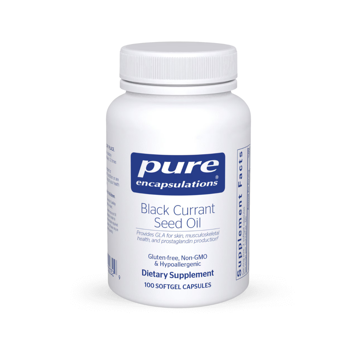 Pure Encapsulations Black Currant Seed Oil 100 Softgel 