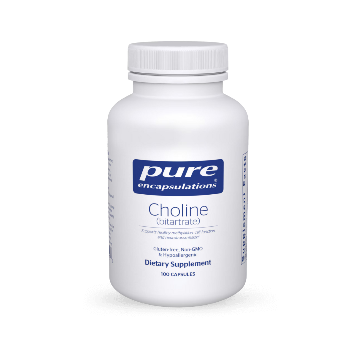 Pure Encapsulations Choline (bitartrate) 100 Capsules