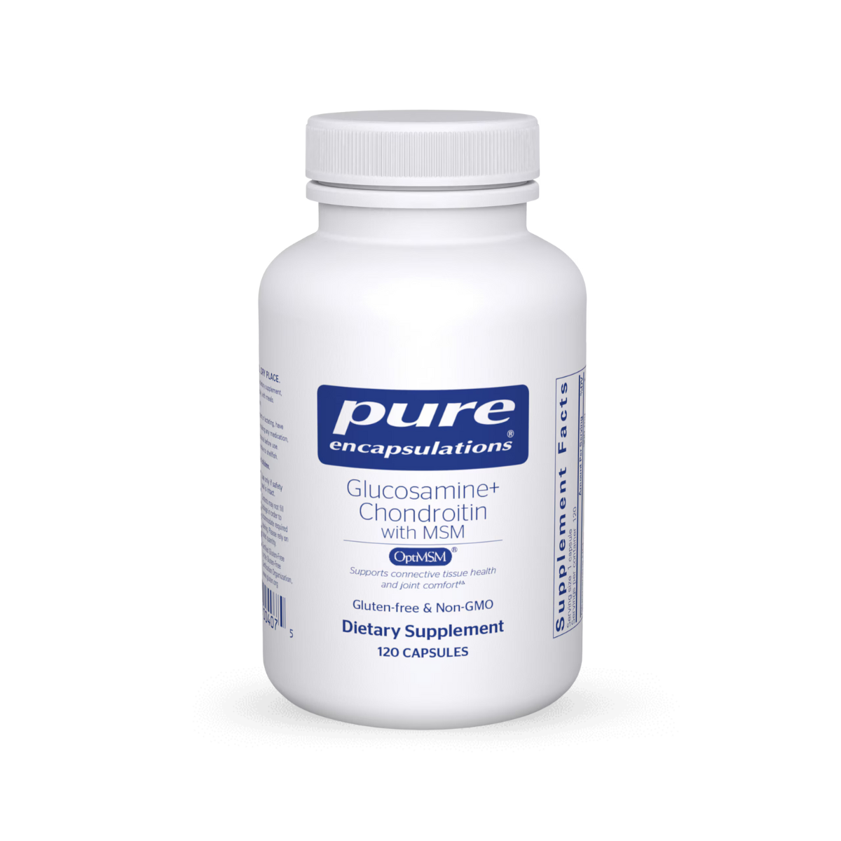 Pure Encapsulations Glucosamine Chondroitin with MSM 120 Capsules