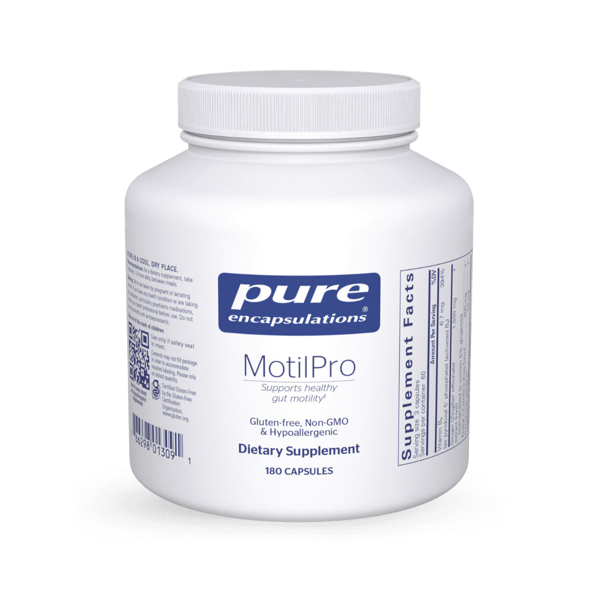 Pure Encapsulations MotilPro 180 Capsules