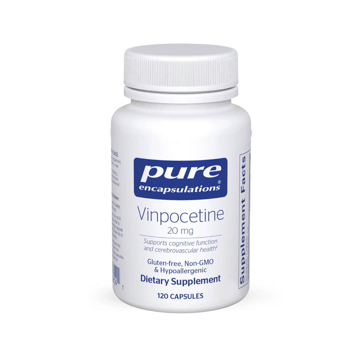 Pure Encapsulations Vinpocetine 20 mg 120 Capsules