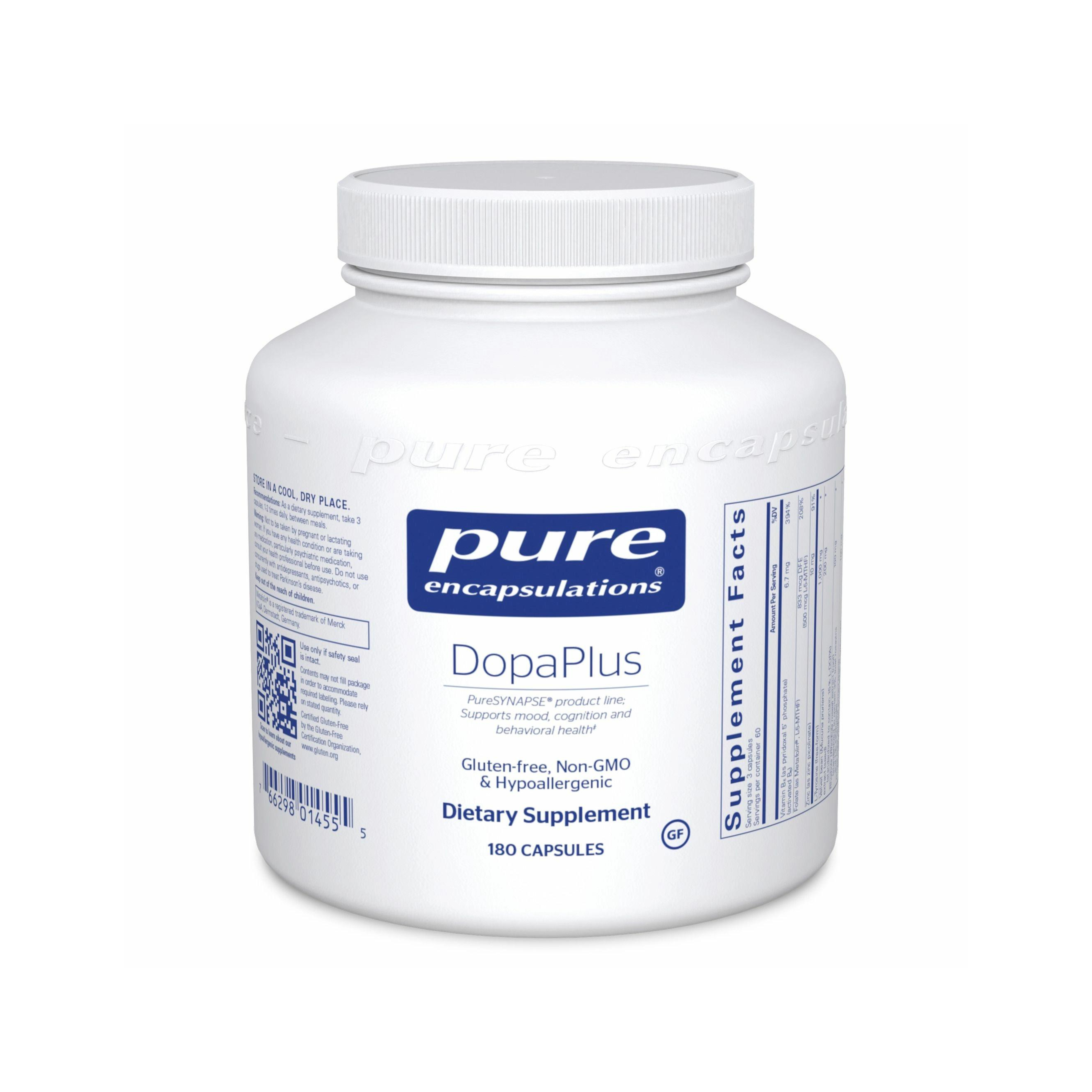Pure encapsulations DopaPlus 180 Capsules