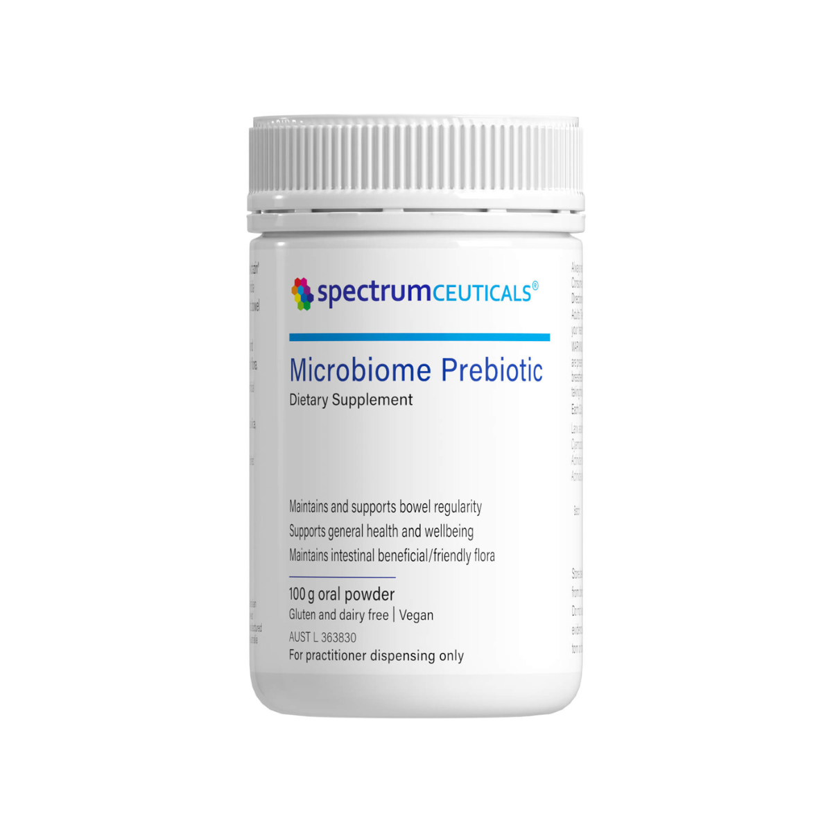 Spectrumceuticals Microbiome Prebiotic 100g