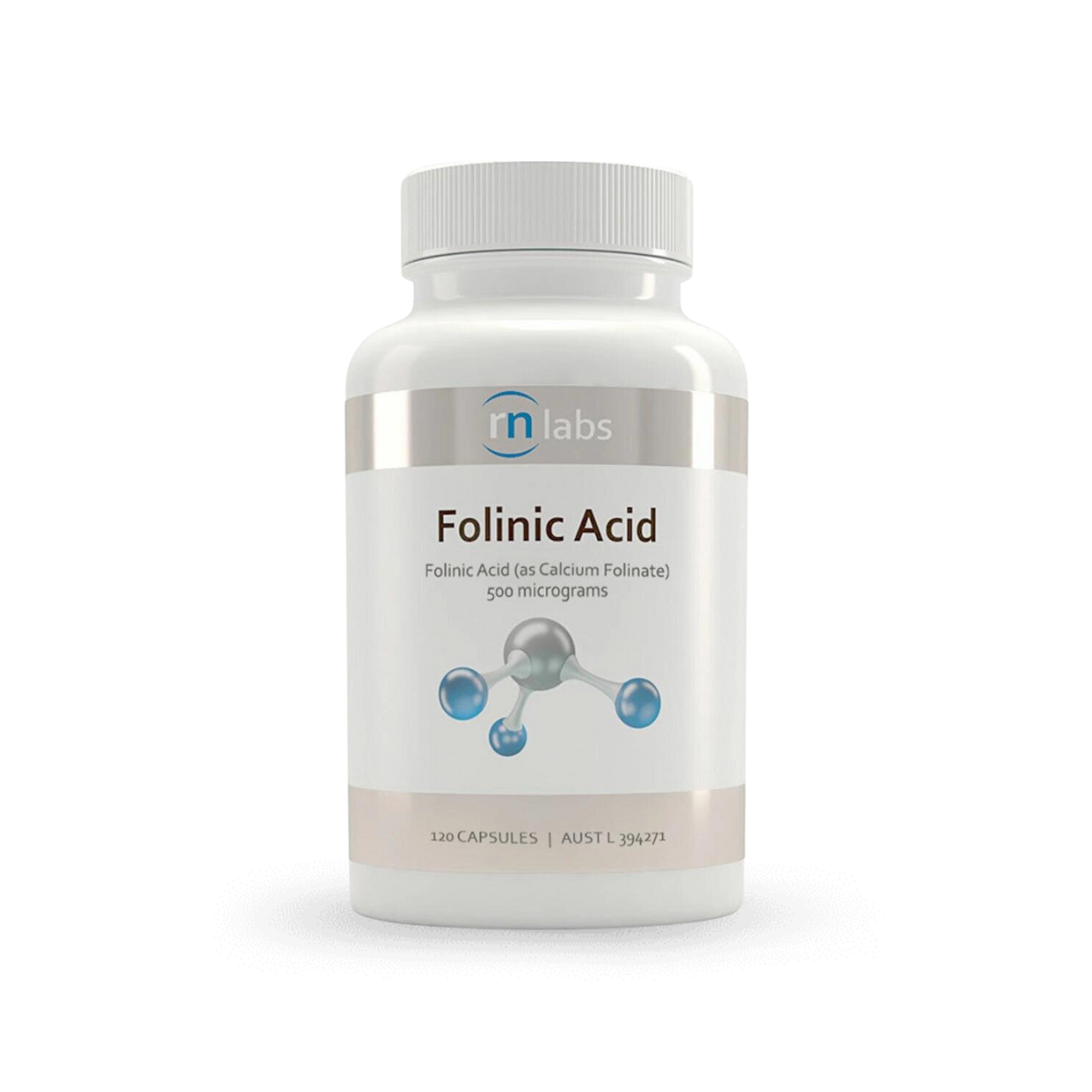 RN Labs Folinic Acid 120 Capsules
