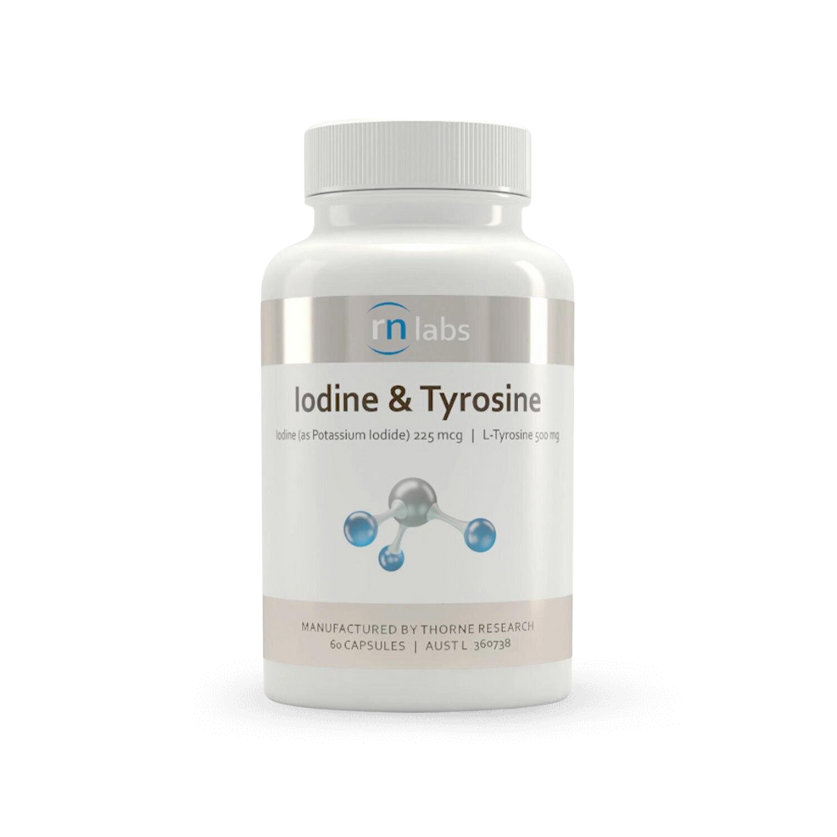 RN Labs Iodine & Tyrosine 60 Capsules
