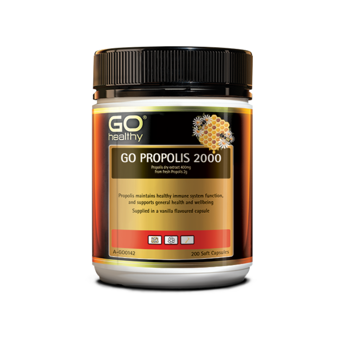 Go Healthy  Propolis 2000mg 200 Capsules