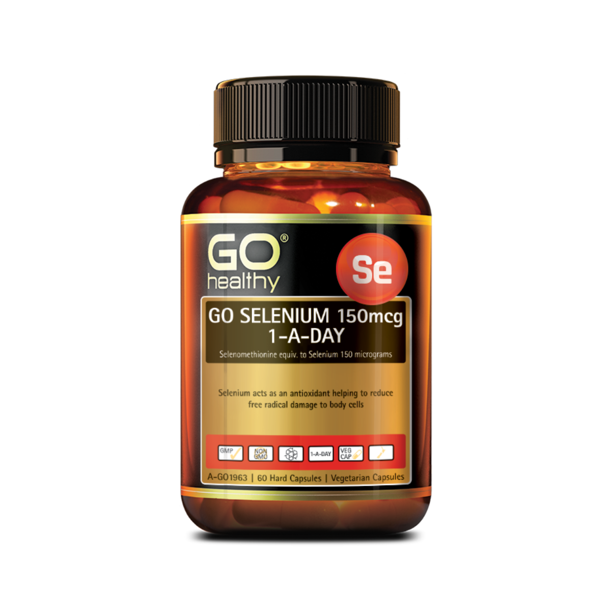 Go Healthy Selenium 150mcg 1-A-Day 60 Capsules