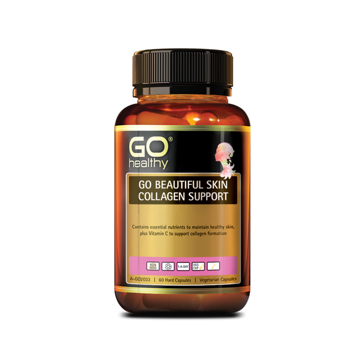 Go Healthy Beautiful Skin Collagen Support 60 Capsules