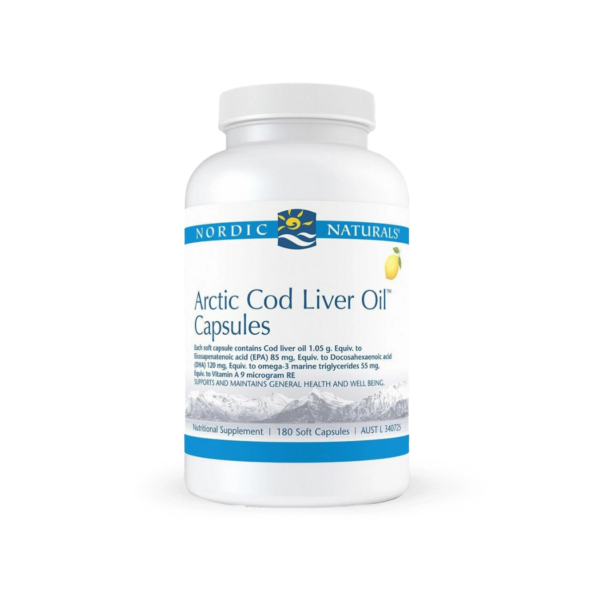 Arctic Cod Liver Oil  Lemon 180c