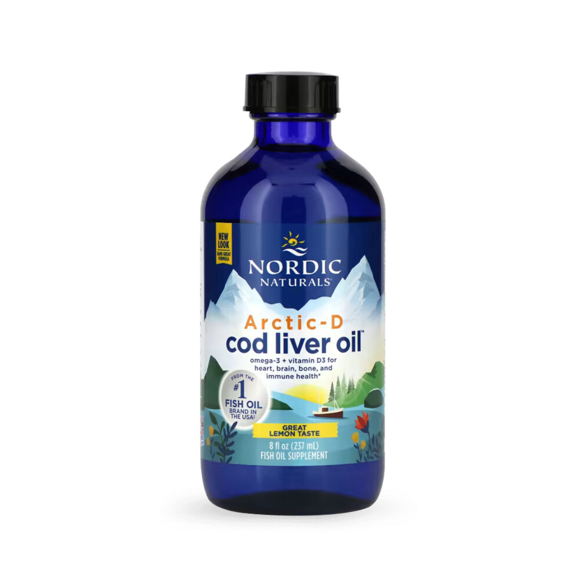 Arctic Cod Liver Oil 237ml Lemon