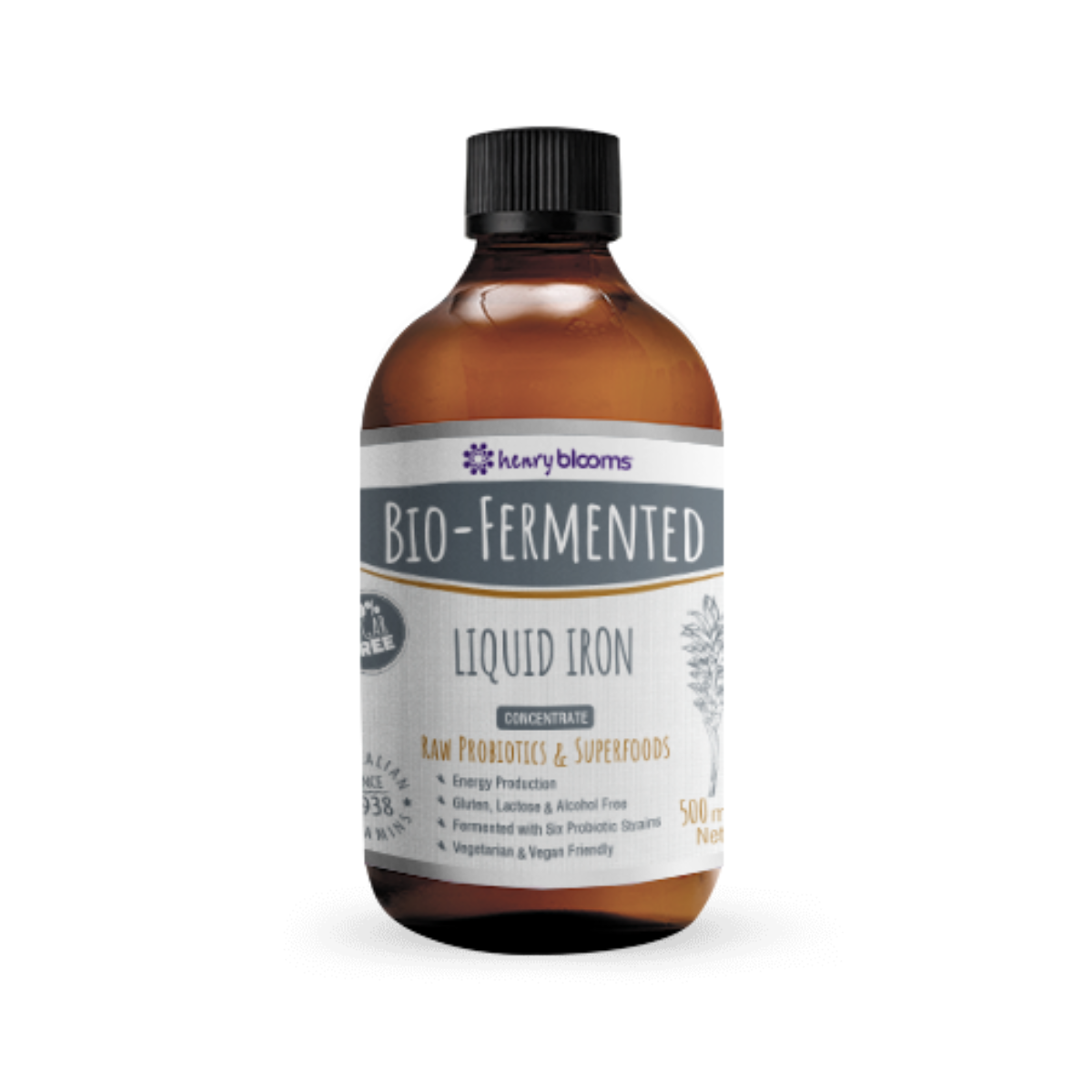 Bio-Fermented Liquid Iron 500 mL
