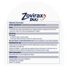 Zovirax Duo Cold Sore Treatment Cream Tube 2g