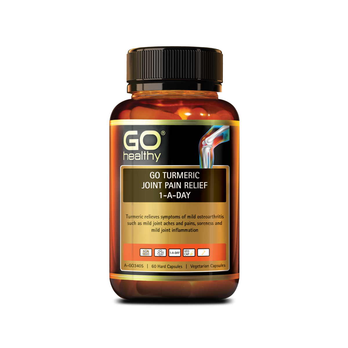 GO Healthy Turmeric Joint Pain Relief 60 Capsules