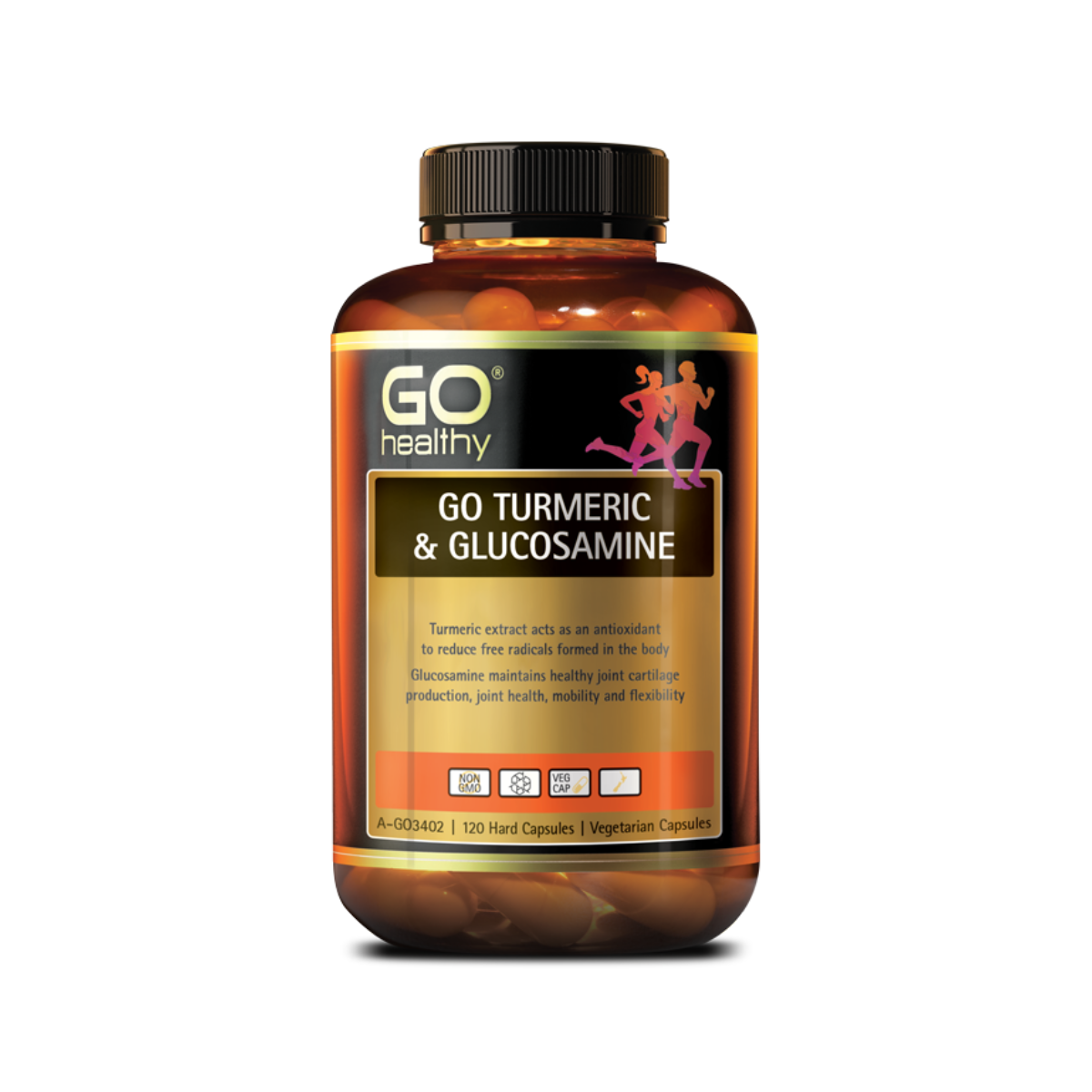 GO Healthy Turmeric & Glucosamine 120 Capsules