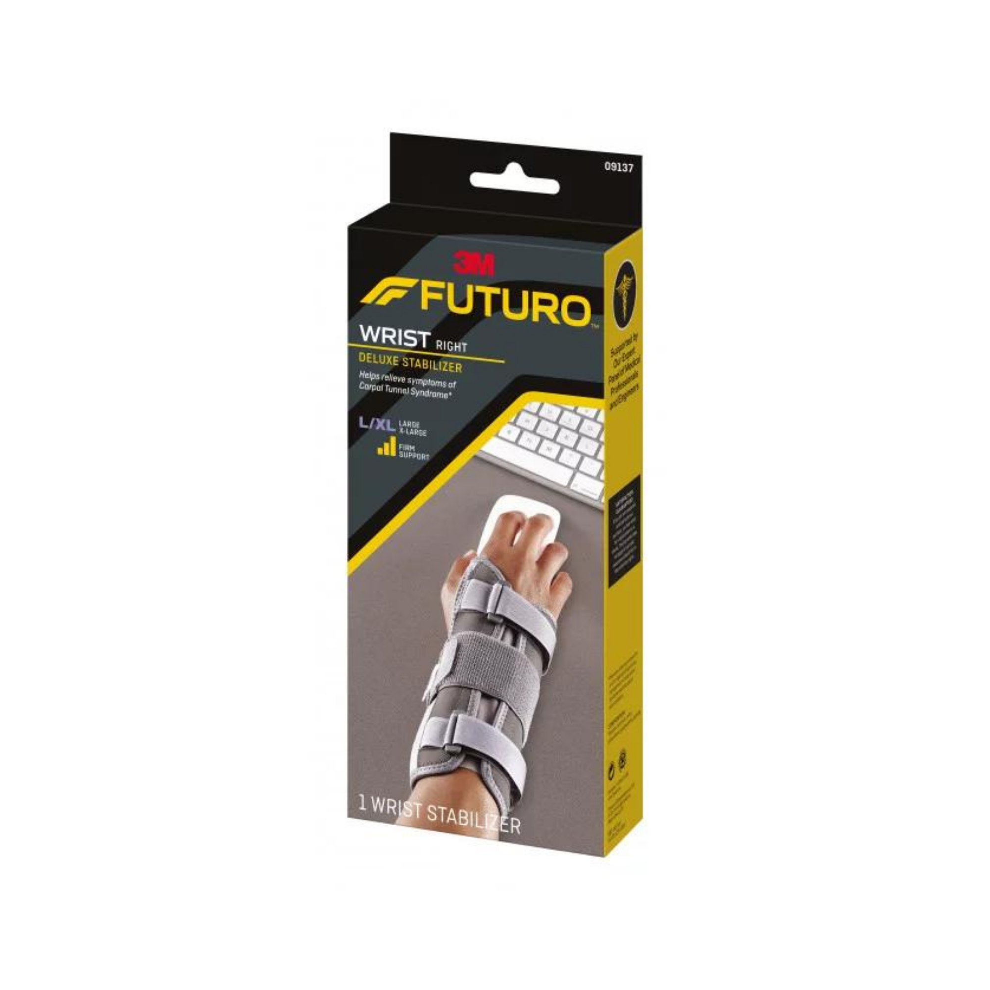 Futuro Deluxe Wrist Stabilizer Right Hand 09090ENT Large/Extra Large