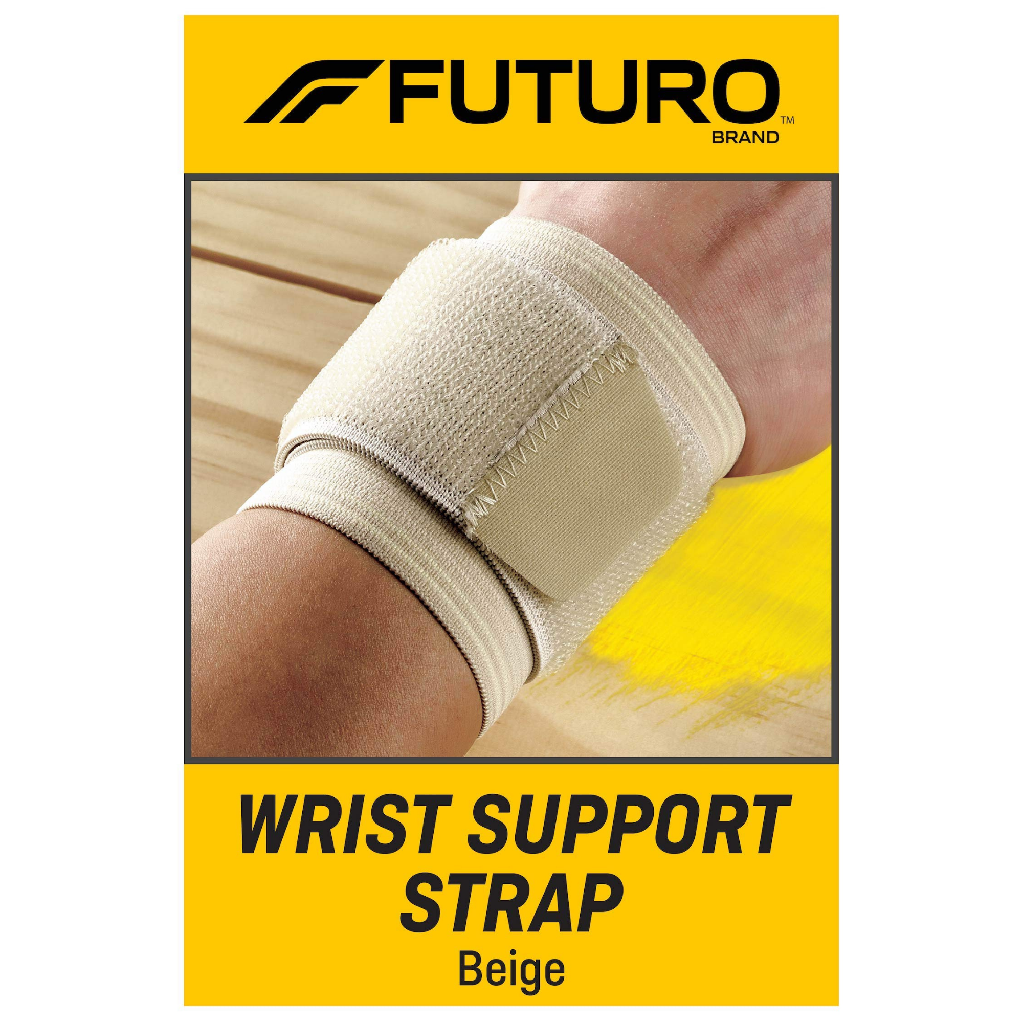 Futuro Wrist Support Strap 46709ENR Adjustable, Beige