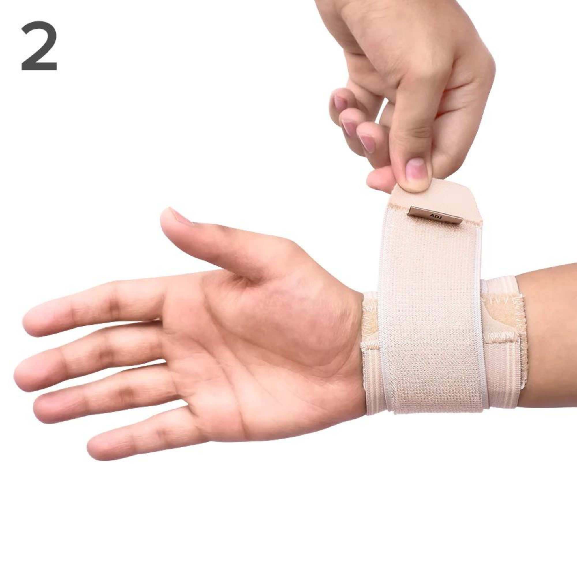 Futuro Wrist Support Strap 46709ENR Adjustable, Beige