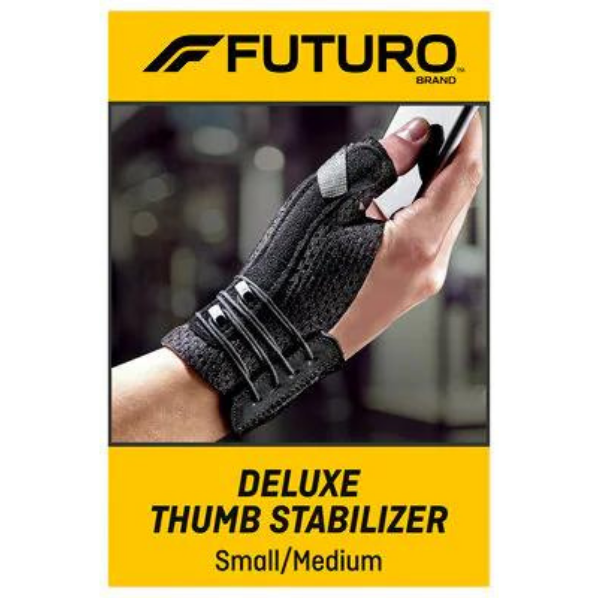 Futuro Deluxe Thumb Stabilizer 45844EN  Black Large/X-Large