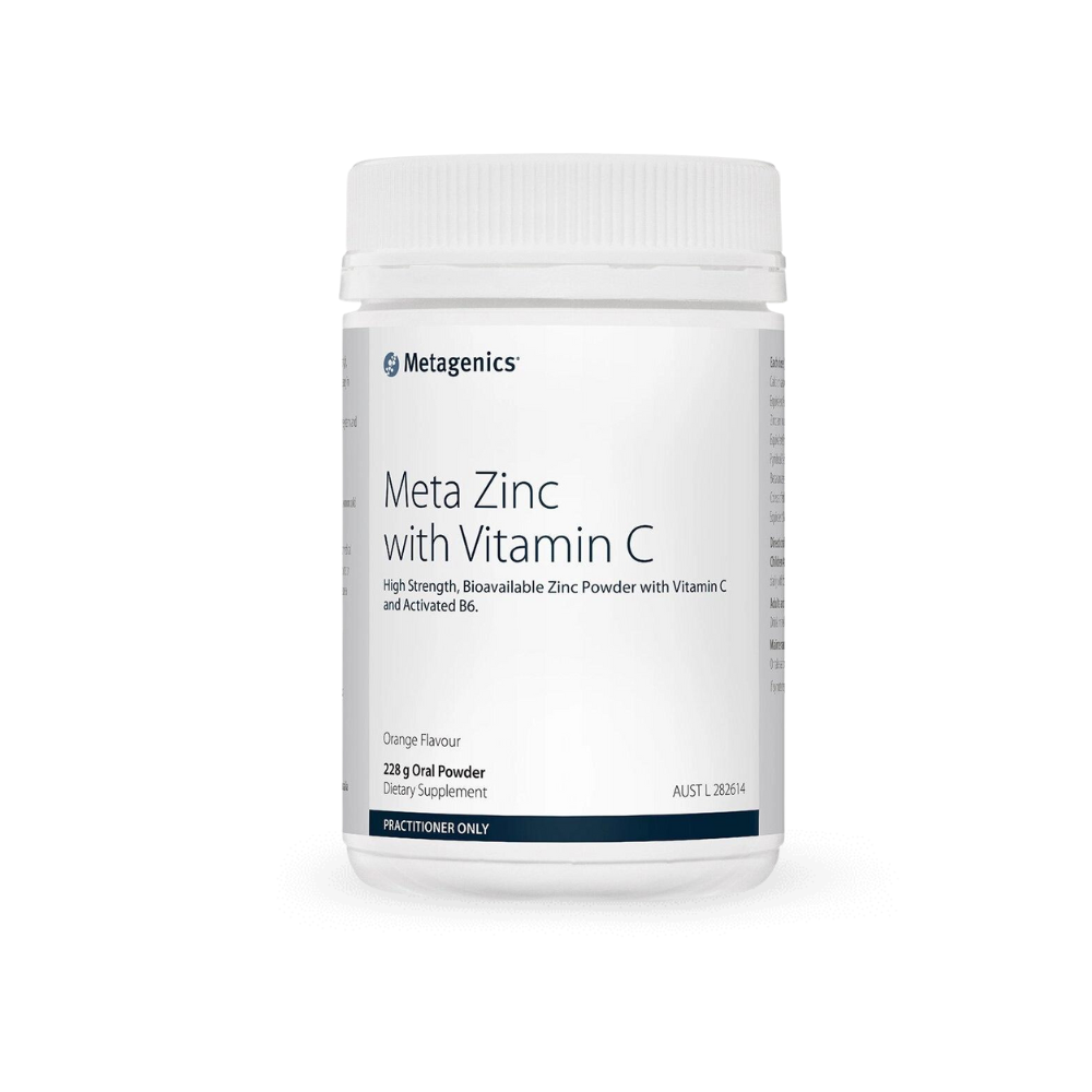 Metagenics Meta Zinc with Vitamin C Orange Flavour 228g oral powder