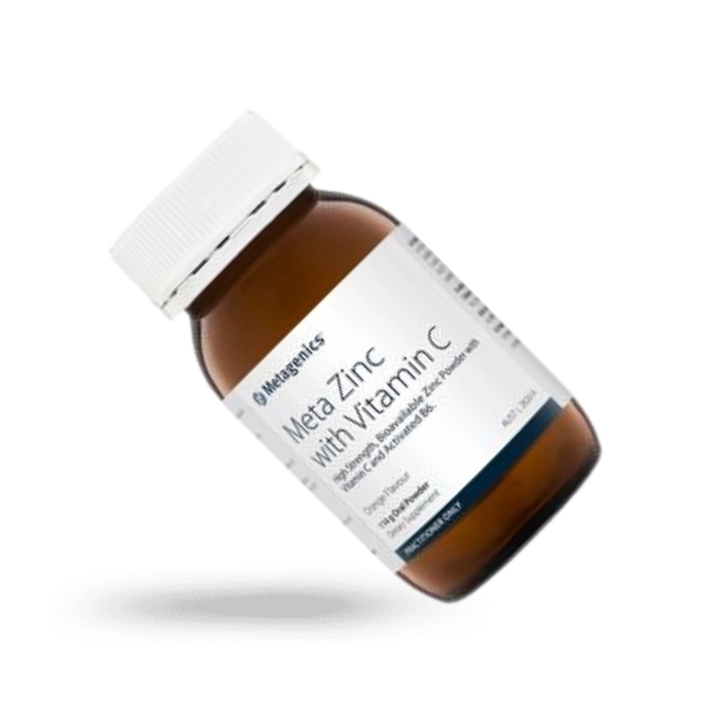 Metagenics Meta Zinc with Vitamin C Orange flavour 114g oral powder