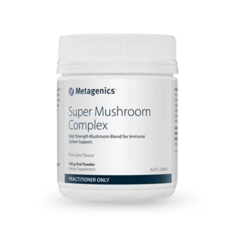Metagenics Super Mushroom Complex Pine Lime flavour 100g oral powder