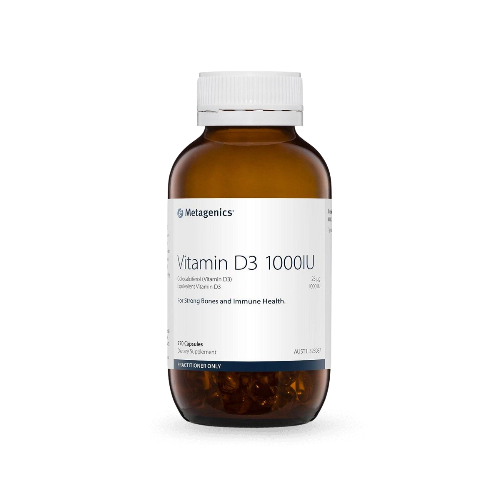 Metagenics Vitamin D3 1000IU 270 capsules