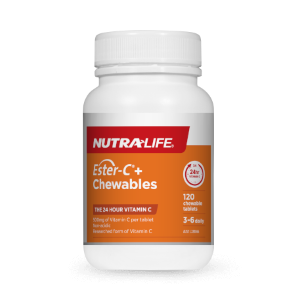 Nutralife Ester-C + Chewables 60 Tablets