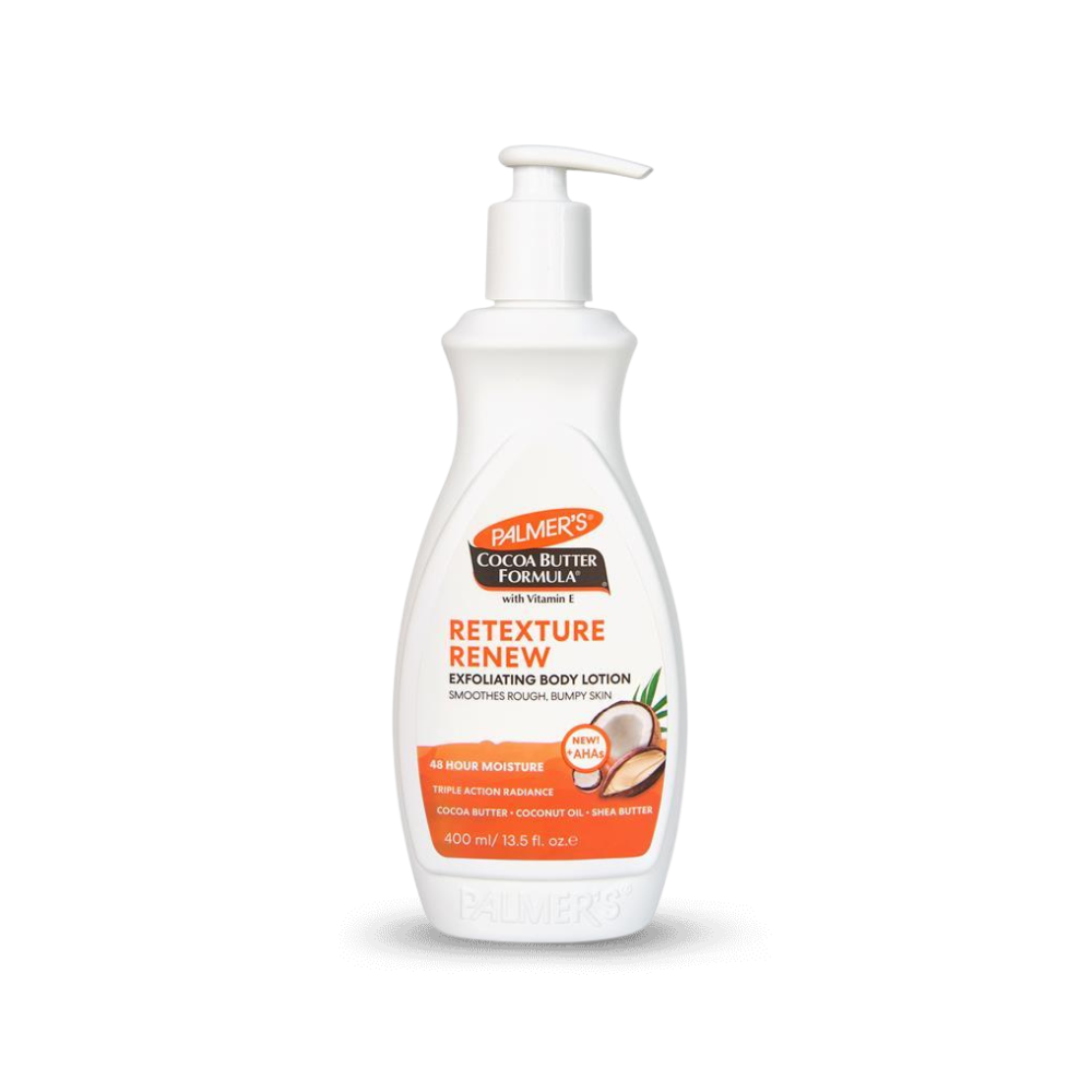 Palmers Cocoa Butter Retexture & Renew Exfoliating Body Lotion 400ml