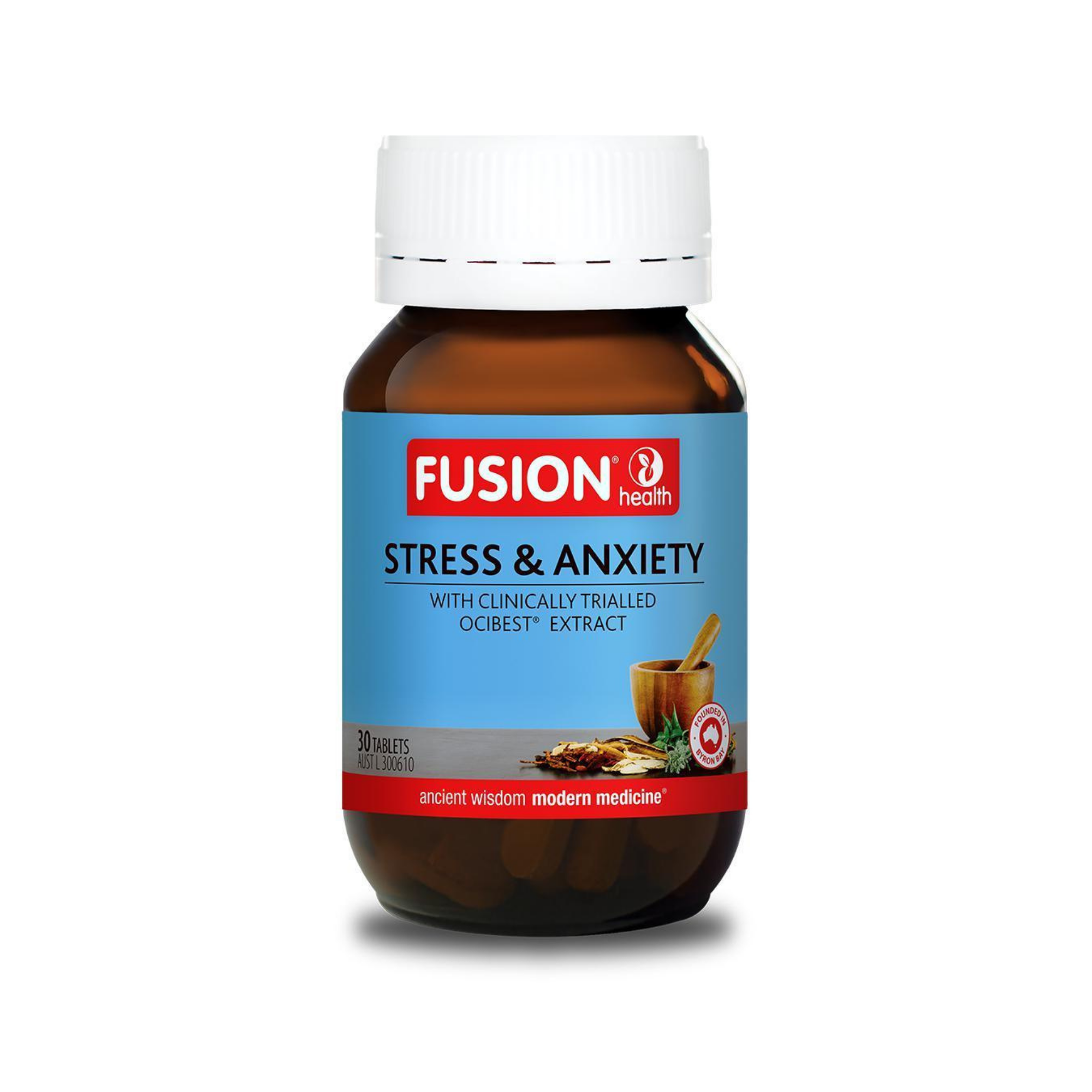  Fusion Health Stress And Anxiety 30 Tablets