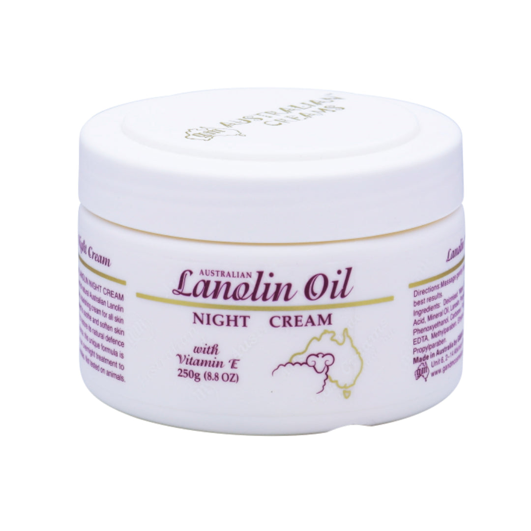 G&M Cosmetics Australia Lanolin Oil Moisturising Night Cream 250g