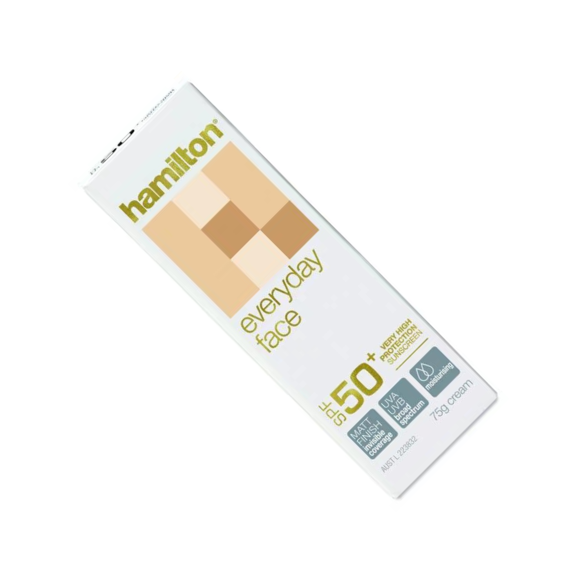 Hamilton Everyday Face Sunscreen SPF 50+ Cream 75g
