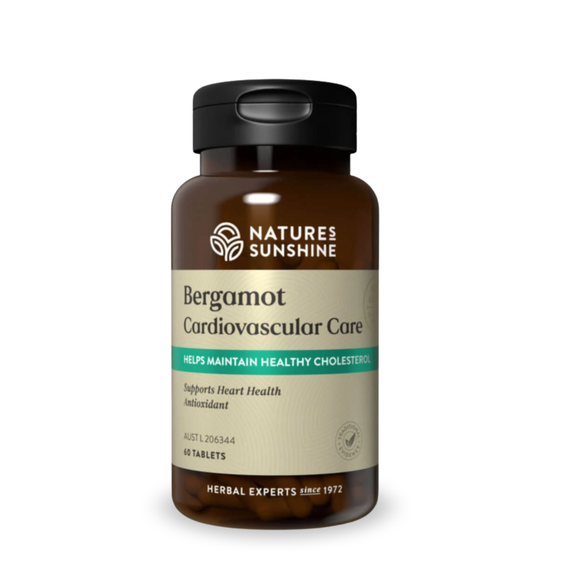Nature's Sunshine Bergamot Cardiovascular Care 60 Tablets