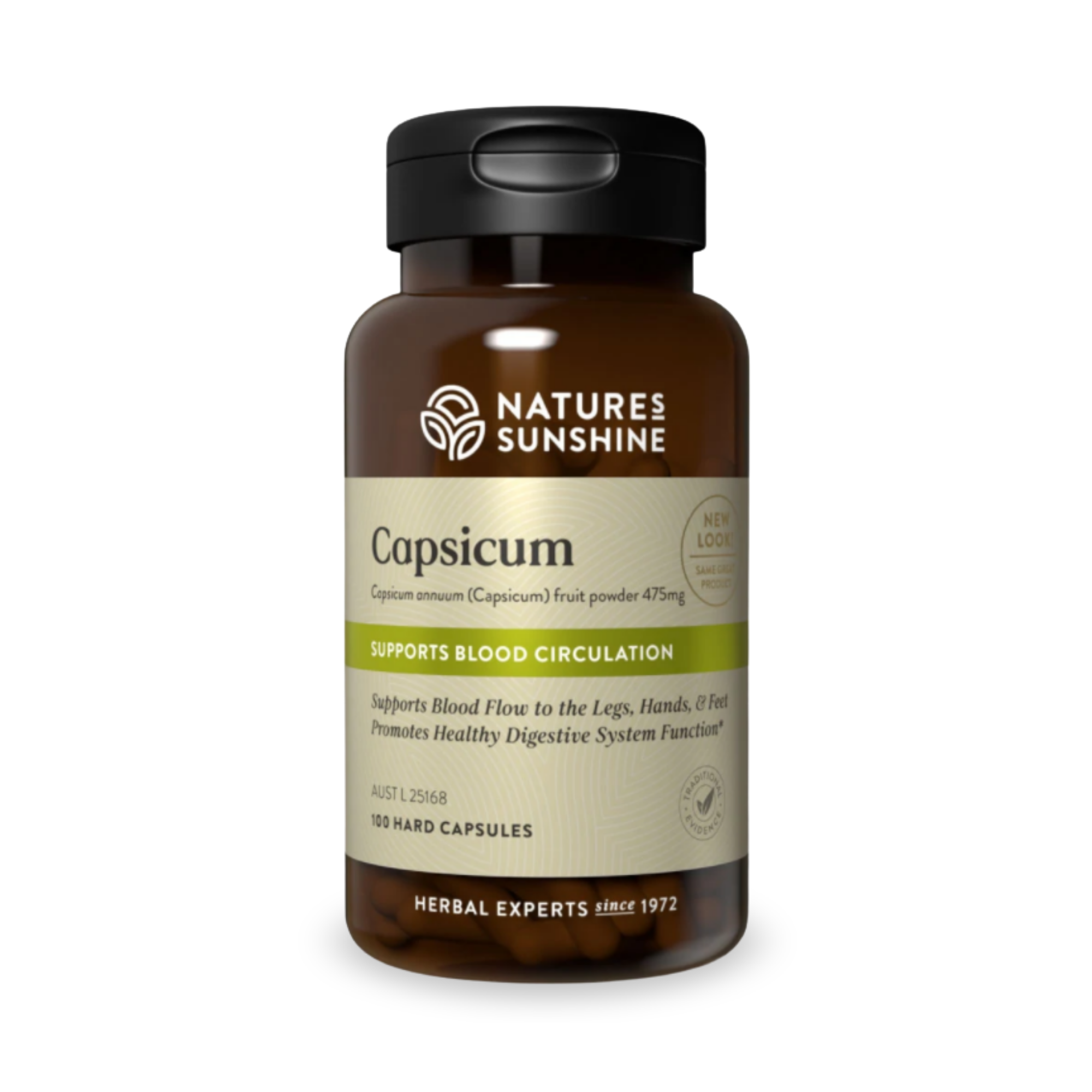 Nature's Sunshine Capsicum 100 Hard Capsules 