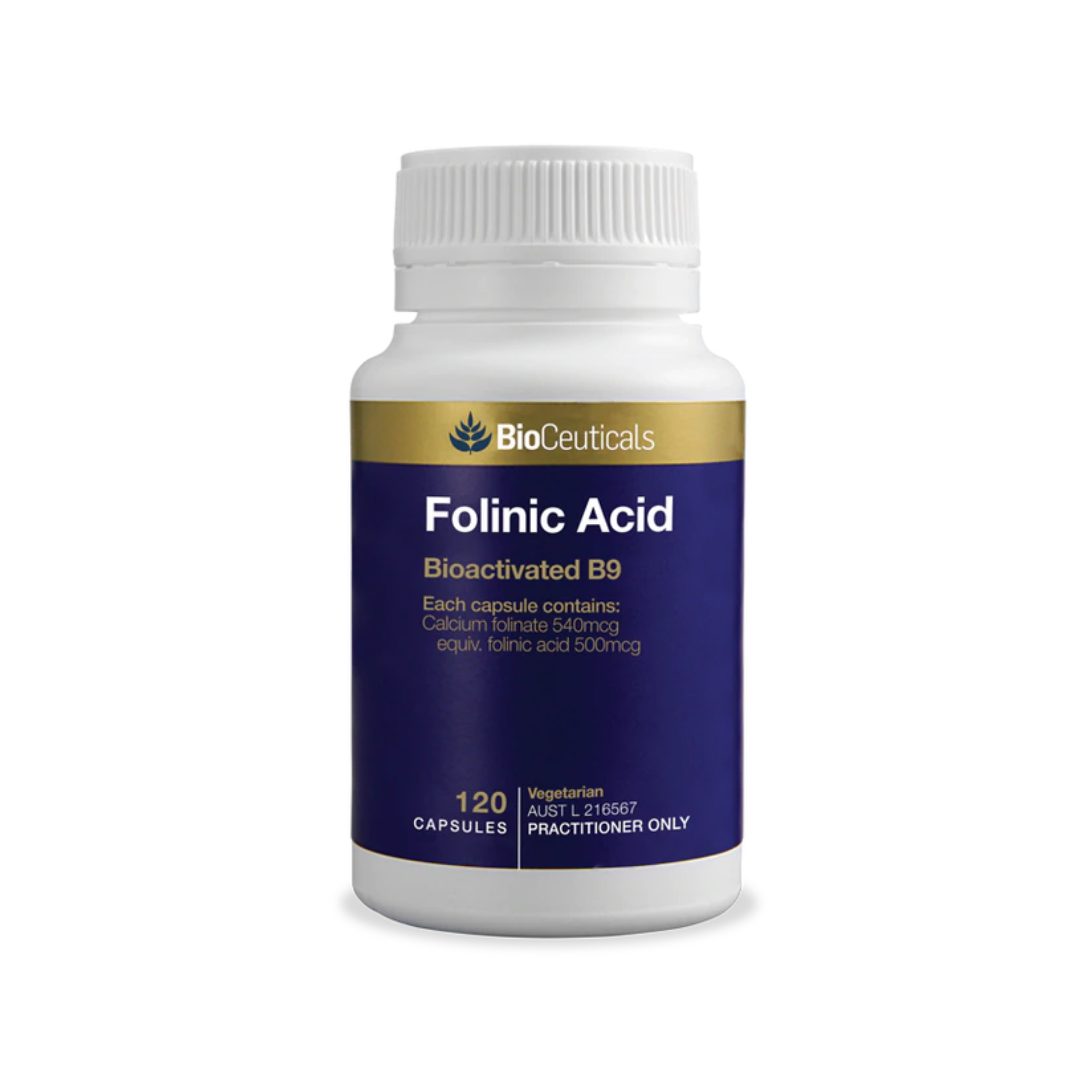 BioCeuticals Folinic Acid 120 capsules