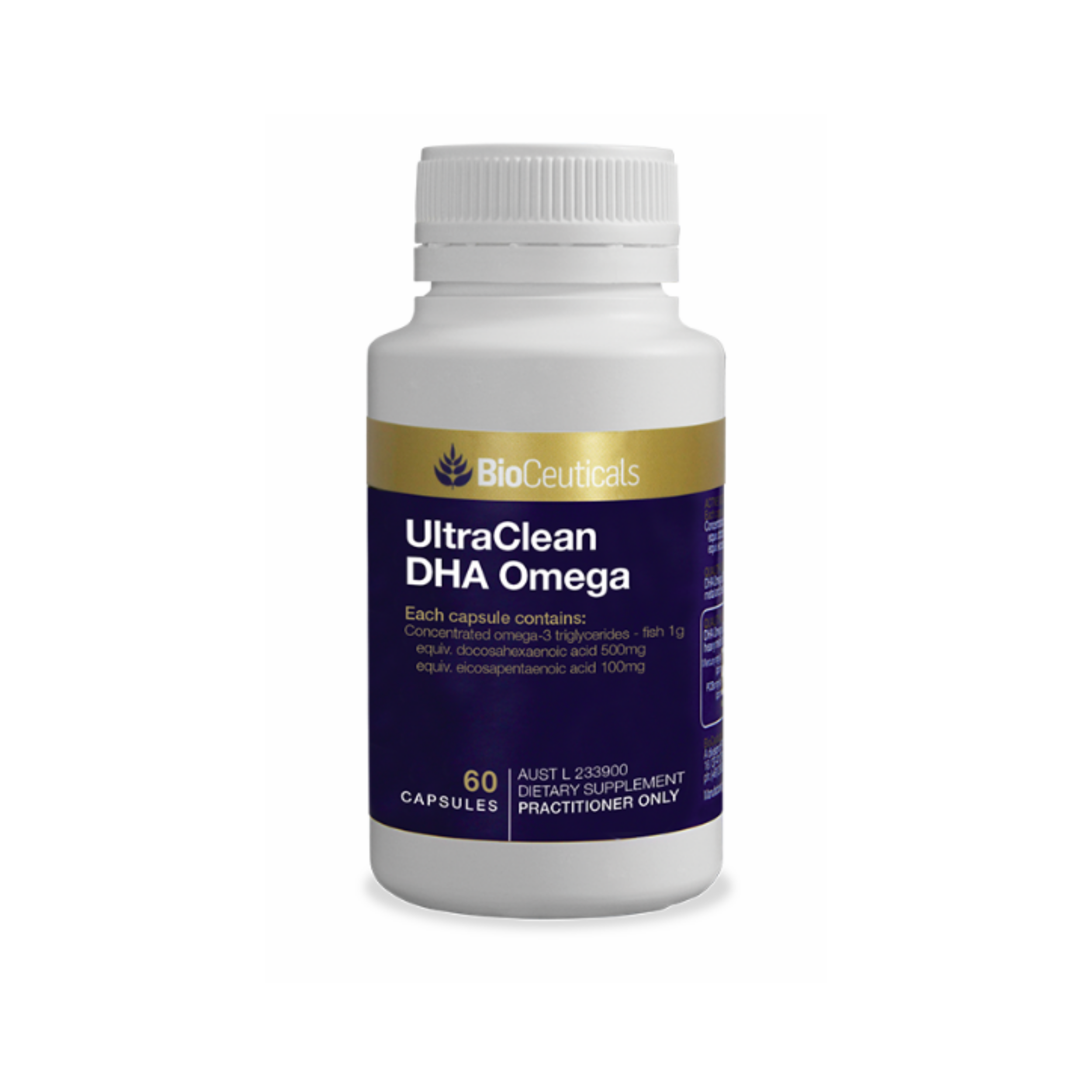 BioCeuticals UltraClean DHA Omega 60 soft capsules