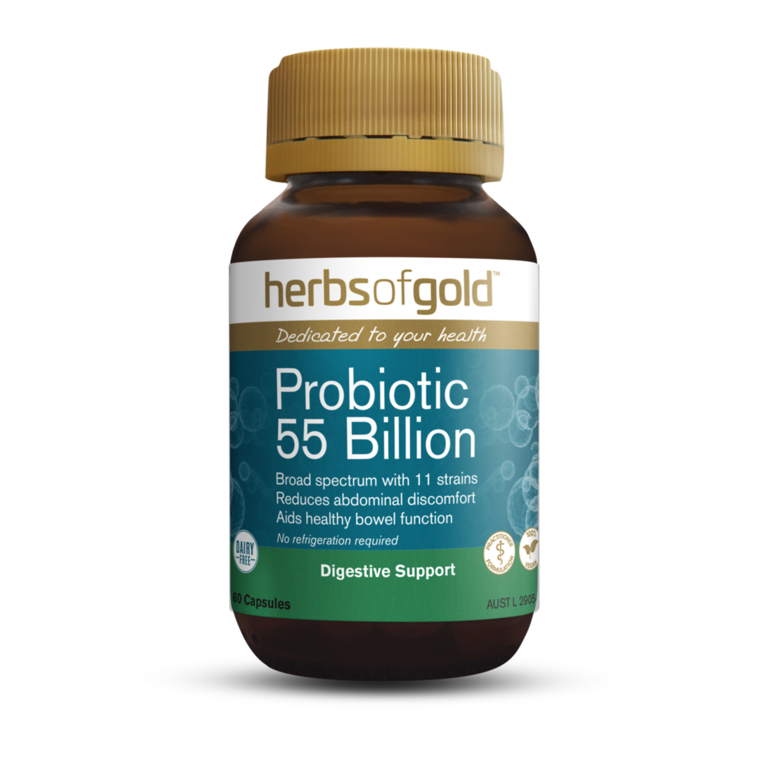 Herbs of Gold Probiotic 55 Billion 30 Capsules