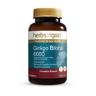 Herbs of Gold Ginkgo Biloba 6000 60 Capsules