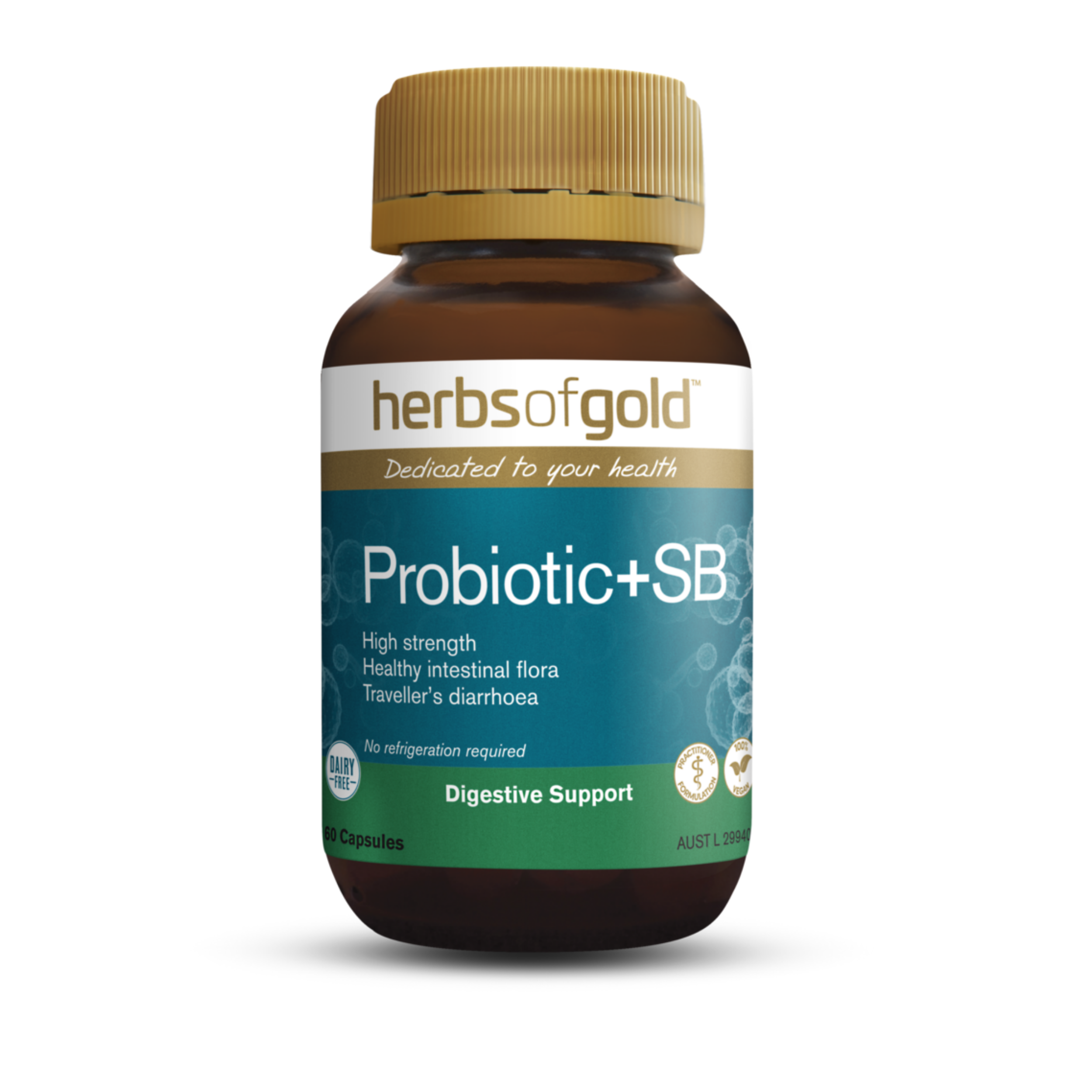 Herbs of Gold Herbs of Gold Probiotic + SB 60 Tablets