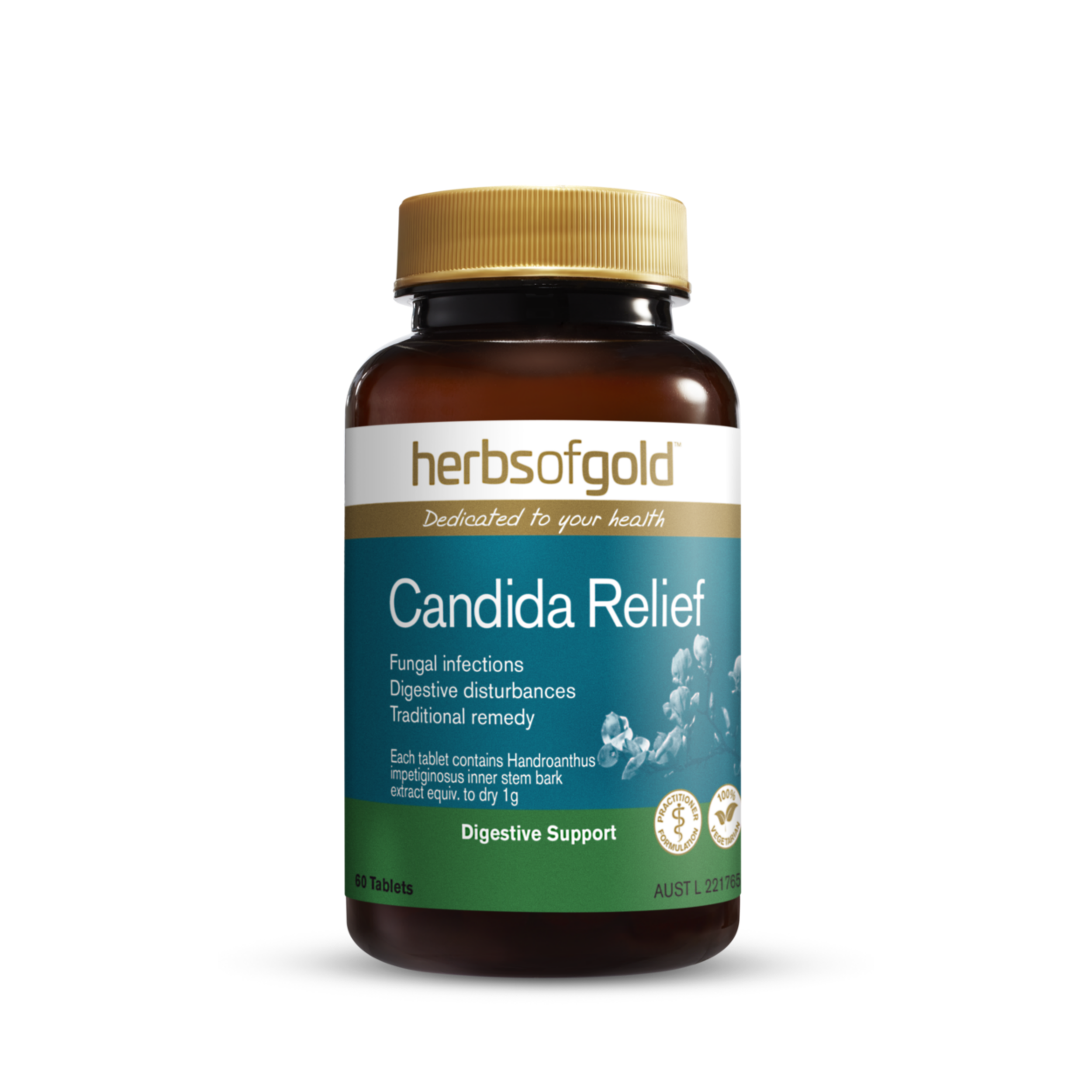 Herbs of Gold Candida Relief 60 Capsules