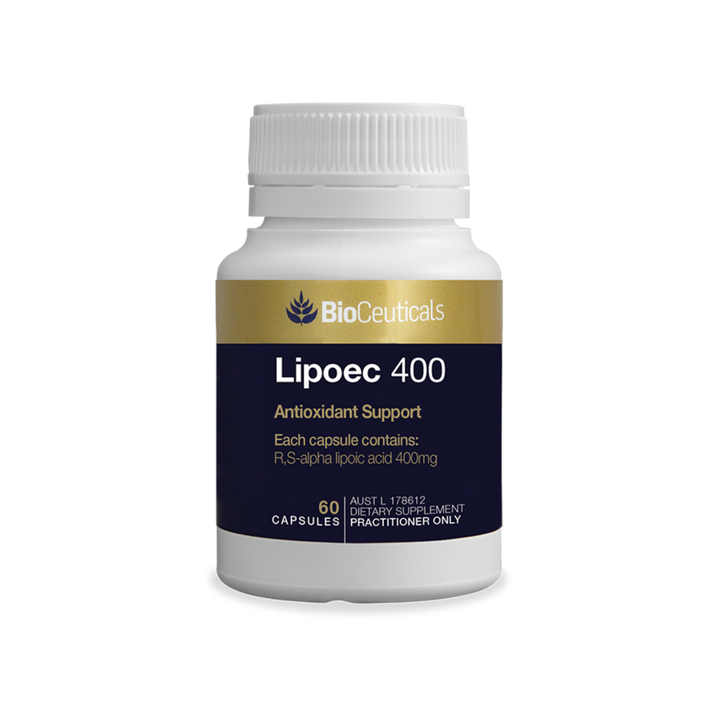 Bioceuticals  Lipoec 400 60 Capsules